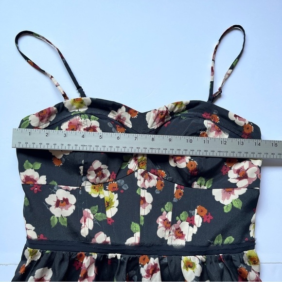American Eagle AEO Dress Sweetheart  Floral Cottagecore Rodeo Pockets Boho Sz 6 - Picture 8 of 16